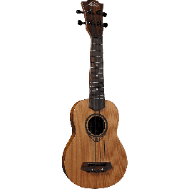 LAG Ukelele Tiki Uku Soprano Sapele con funda incluida