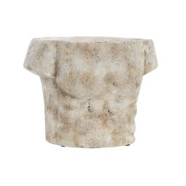 DKD Home Decor Macetero Romántico Torso de Cemento Marrón Claro 15x15x19 cm (8 Unidades)