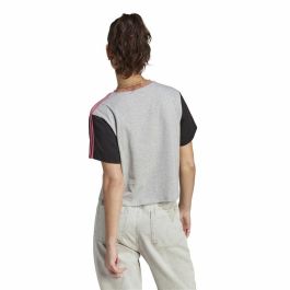 Camiseta de Manga Corta Mujer Adidas 3S Cr Gris