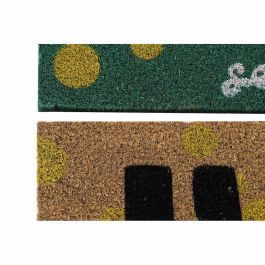 Felpudo Basicos DKD Home Decor Verde Marron 40 x 1.5 x 60 cm (2 Unidades) Felpudo Basicos DKD Home Decor Verde Marron 40 x 1.5 x 60 cm (2 Unidades)