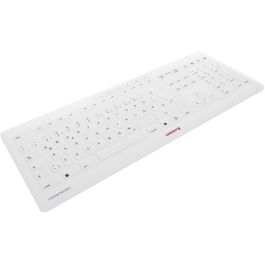 Cherry Teclado STREAM PROTECT Inalámbrico Blanco [DE]