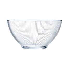 Bol Luminarc Stripy Desayuno Transparente Vidrio (500 ml) (6 Unidades)