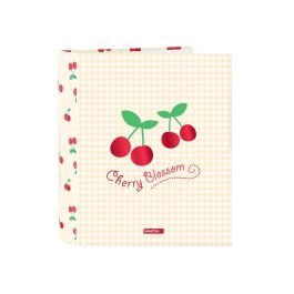 Carpeta de anillas Safta Cherry Beige A4 27 x 33 x 6 cm Precio: 2.50000036. SKU: S4306862