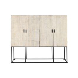 DKD Home Decor Armario Indio Desmontable Blanco Negro de Mango y Metal, 180 cm Ancho x 40 cm Fondo x 160 cm Alto, 4 Puertas, 2 Cajones Precio: 927.50000046. SKU: B12NQQEWQS