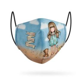 Mascarilla Higiénica de Tela Reutilizable Gorjuss Azul cielo Mascarilla Higiénica de Tela Reutilizable Gorjuss Azul cielo