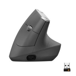 Logitech Ratón Ergonómico Vertical Avanzado Mx Inalámbrico 4000Ppp Diestro Recargable Negro Precio: 85.69000022. SKU: B1KHMHZAGD