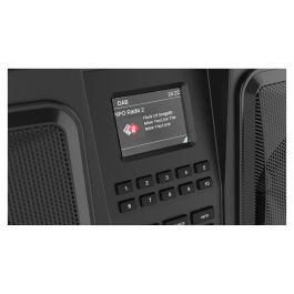 PerfectPro ROCKBULL Radio Portátil 50W, DAB+/FM, Bluetooth, Resistente IP65 a Polvo/Agua/Golpes, Batería 12000mAh 16h, Negro