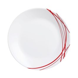 Arcopal Plato Postre Opal Domitille Rojo 18 cm - Set 12 Unidades Vidrio Templado Extra Fuerte, Microondas, Lavavajillas Precio: 27.50000033. SKU: S2707693