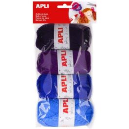 Ovillos De Lana Apli 50 Gr. Tonos Azules Pack De 4 Precio: 10.89999944. SKU: B1GSV25JJ5