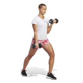 Camiseta de Manga Corta Mujer Adidas Essentials Minimal Blanco Fitness 6-7 Años