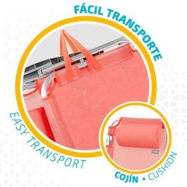 Silla playa plegable aluminio 5 posiciones flamingo 48x46x84 cm con cojin y asa. Silla playa plegable aluminio 5 posiciones flamingo 48x46x84 cm con cojin y asa.