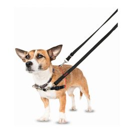 Halti Arnés de Control Delantero, ideal para Perros Medianos y Grandes, Talla L (cintura 80-120cm), Negro-Rojo