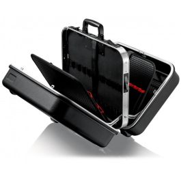 KNIPEX BIG Twin Caja de herramientas de aluminio, negra, 38 L, 25 kg, con cerradura de combinación