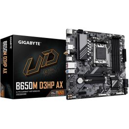 GIGABYTE B650M D3HP AX Placa base para AMD Ryzen 9000/8000/7000, VRM 5+2+2, DDR5 8000MHz(OC), 2xPCIe 4.0 M.2, WiFi 6E, LAN 2.5GbE, USB 3.2 Gen 1