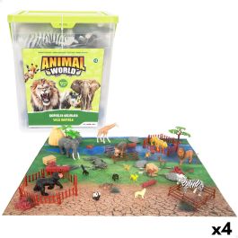 Set de Animales Salvajes Colorbaby Plástico 13 x 12 x 5 cm (4 Unidades) Precio: 68.99000009. SKU: B1DWR3ZBTA