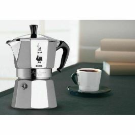 Cafetera Italiana Bialetti MOKA Plateado Aluminio 12 Tazas