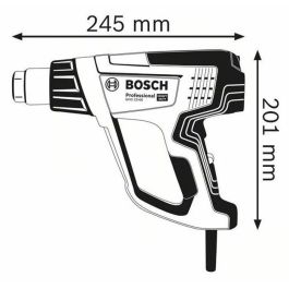 Bosch Professional Depósito Térmico GHG 23-66, 2300W, Temperatura 50-650°C, Caudal 150-500 l/min