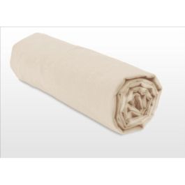 Home Linge Passion HP72114 Sábana Bajera Ajustable Microfibra 82g - 160x200cm - Bolsillo 30cm - Beige Marfil
