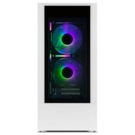 Nox NXHUMMERNMSSWH Caja PC Gaming Semitorre Hummer Nemesis Cristal Templado ARGB USB 3.0 ATX Blanca