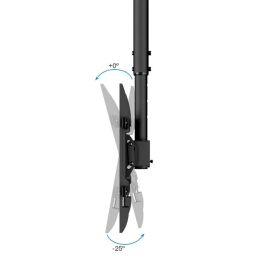 TooQ Soporte de Techo Giratorio Inclinable Nivelable LPCE1175TSLI-B para TV de 32-75" hasta 60kg