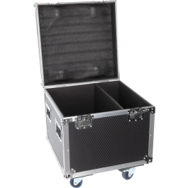 Algamlight Flight Case para 1 Nebel 2000 Abs con Ruedas y Compartimento para Accesorios en Madera y Espuma