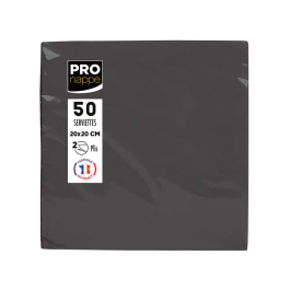 Pronappe Servilleta Celulosa Micro-Grofada 20x20 cm 2 Capas Negro 50 Unidades Precio: 2.3958. SKU: B1BMVX29VT