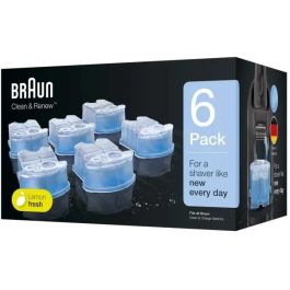 Braun CCR 6 Recambios para Afeitadoras 6 Cartuchos de Limpieza
