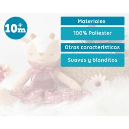 KioKids Muñeca de Trapo Ciervo Suave Juguete Niños +10 Meses Multicolor Poliéster
