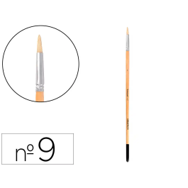 Liderpapel Pincel Nº 9 Punta Redonda Pelo de Cerda para Óleo y Acrílica Certificado FSC Precio: 21.4412. SKU: B1FQYGSM48