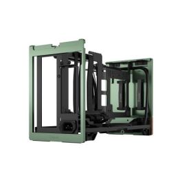 Fractal Design Terra FD-C-TER1N-03 Small Form Factor (SFF) Verde, Compatible con Mini-ITX, Aluminio y Nuez
