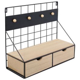 Home Deco Factory Estante Deco Filaire 2 Cajones Con Panel Iman Para Colgar o Apoyar 41x15x34 cm Precio: 17.5899999. SKU: B18JFYRBH3