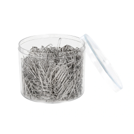 Q-connect Clips Niquelados nº2 33 mm Cubilete 1000 Unidades