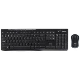 Logitech MK270 Teclado y Mouse Inalámbrico con Receptor USB, Larga Duración de Batería y Teclas de Acceso Directo, Color Negro Precio: 41.68999945. SKU: S7134001