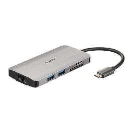Hub USB C D-Link DUB-M810 Plateado Precio: 52.95000051. SKU: S0439253