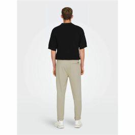 Pantalón de Chándal para Adultos Only & Sons Onslinus Crop Tap 0192 Beige Hombre