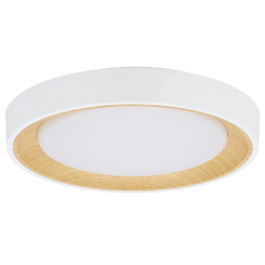 Plafón LED Decorativo 30W CCT 3000-6000K (Tonalidad Luz Regulable) Control Remoto Acabado Blanco