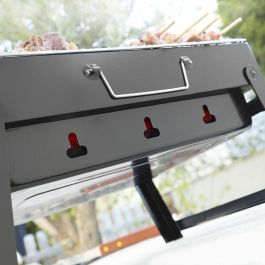 Bearb Barbacoa Portátil Plegable de Carbón 27 cm Ancho x 35 cm Largo x 6 cm Alto, 8.45 kg (5 Unidades)