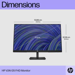HP V24i G5 Monitor FHD 23.8 pulgadas para productividad diaria