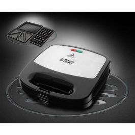 Russell Hobbs 24540-56 Sandwichera 3 en 1 Placas Hondas, Parrilla y Gofres Antiadherentes