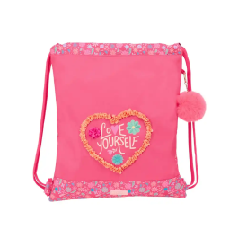 Bolsa Mochila con Cuerdas Safta Feeling Multicolor 35 x 40 x 1 cm Precio: 4.49999968. SKU: B1CW27H5EZ