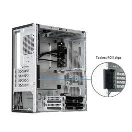 Chieftec BS-20B-OP Midi Tower Gamer UNI Series PC Negro Micro ATX / Mini-ITX para Hogar/Oficina