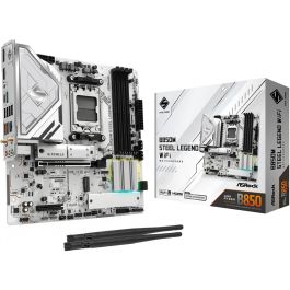ASRock AM5 B850M Steel Legend WiFi Placa Base Micro ATX DDR5 para AMD Ryzen 7000/8000/9000 Series Precio: 208.5000005. SKU: B186W7TZ2T