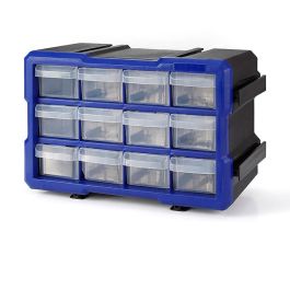 Workpro Organizador Apilable 12 Cajones Transparente PP 295x195x160mm para Almacenamiento y Organización Precio: 15.49999957. SKU: B1DGG8G9MT