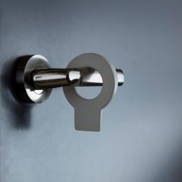 Rei Retenedor de cuña para puerta colgable Lock mod. 660 de plástico TPS color arena, protege paredes y puertas, práctico y lavable Rei Retenedor de cuña para puerta colgable Lock mod. 660 de plástico TPS color arena, protege paredes y puertas, práctico y lavable