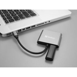 Sandberg Dock USB-C Multi-monitor con 2xHDMI, USB-A y Power Delivery (PD) para Portátiles