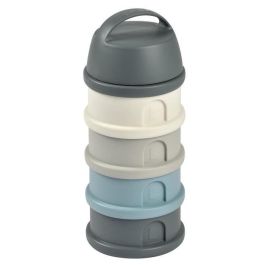 Beaba BEABOITEDOSEUSEB Caja Dosificadora 4 Compartimentos Gris Mineral / Azul