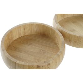 Ensaladera Colonial DKD Home Decor Natural 20 x 5 x 20 cm (2 Unidades) Ensaladera Colonial DKD Home Decor Natural 20 x 5 x 20 cm (2 Unidades)