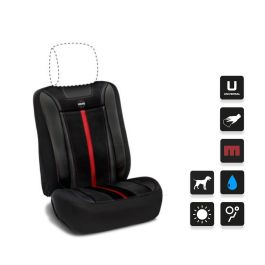 Respaldo Momo Stripe Negro-Rojo MOMLSCU03BR Respaldo Momo Stripe Negro-Rojo MOMLSCU03BR