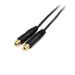 StarTech.com 0.15M Adaptador de Audio Divisor Mini Jack 3.5 mm Macho a 2x Hembra 15cm para Auriculares/Altavoces