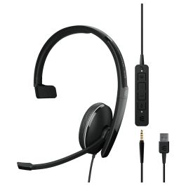 EPOS Adapt 135T USB II Auriculares Mono USB para Oficina/Centro de Llamadas, Diadema, Negro